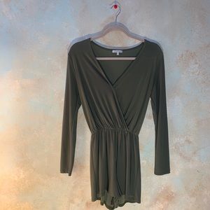 OLIVE GREEN ROMPER